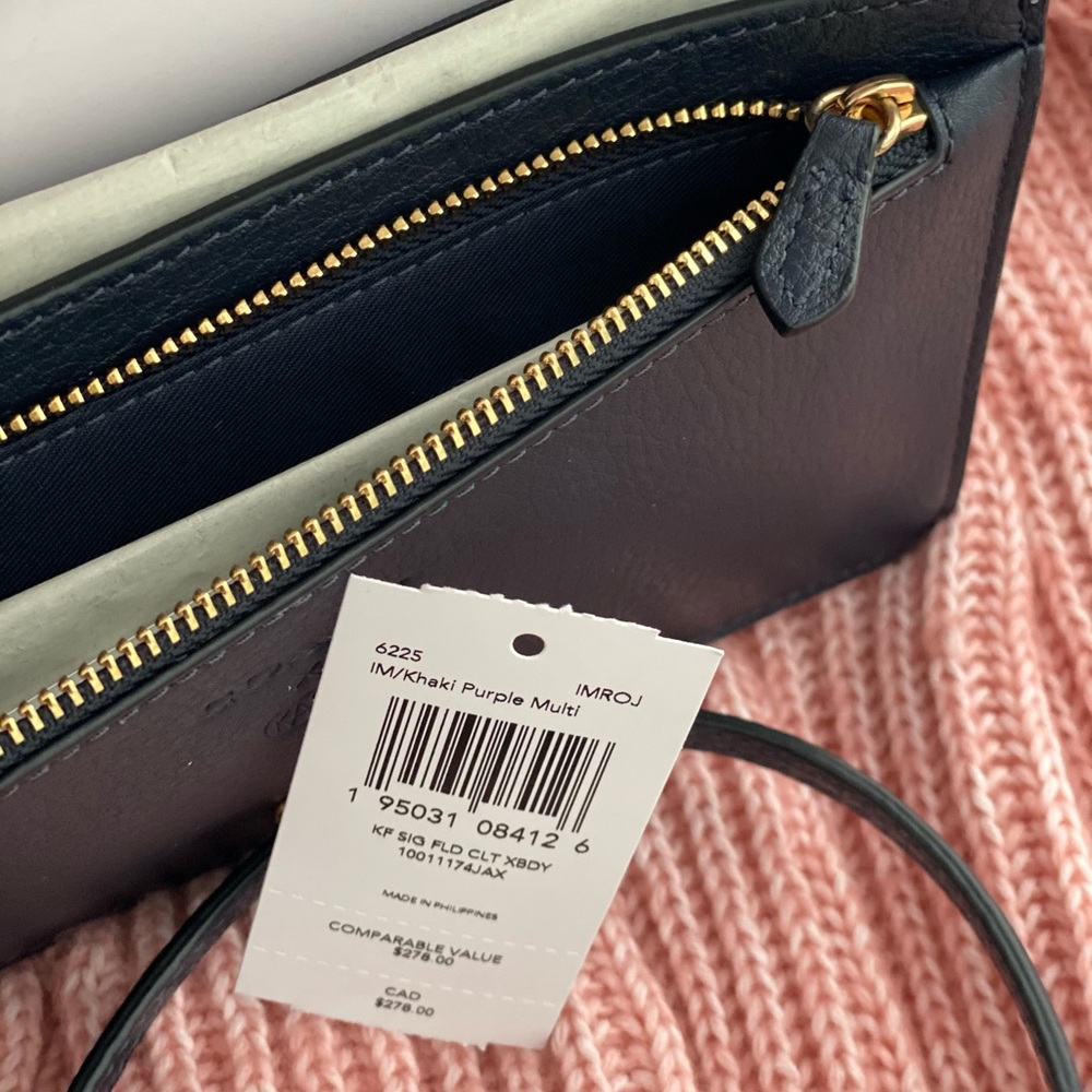 🆕 COACH | Purple Floral Purse BOXED - Picture 14 of 16